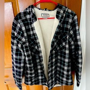 Boston Traders Fleece Flannel Jacket (size M)